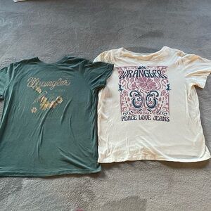 Bundle of 2 Wrangler Graphic Tees